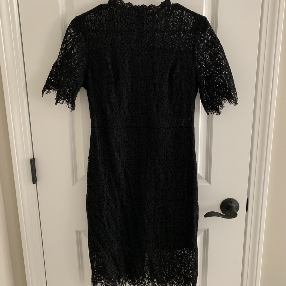 Black lace dress